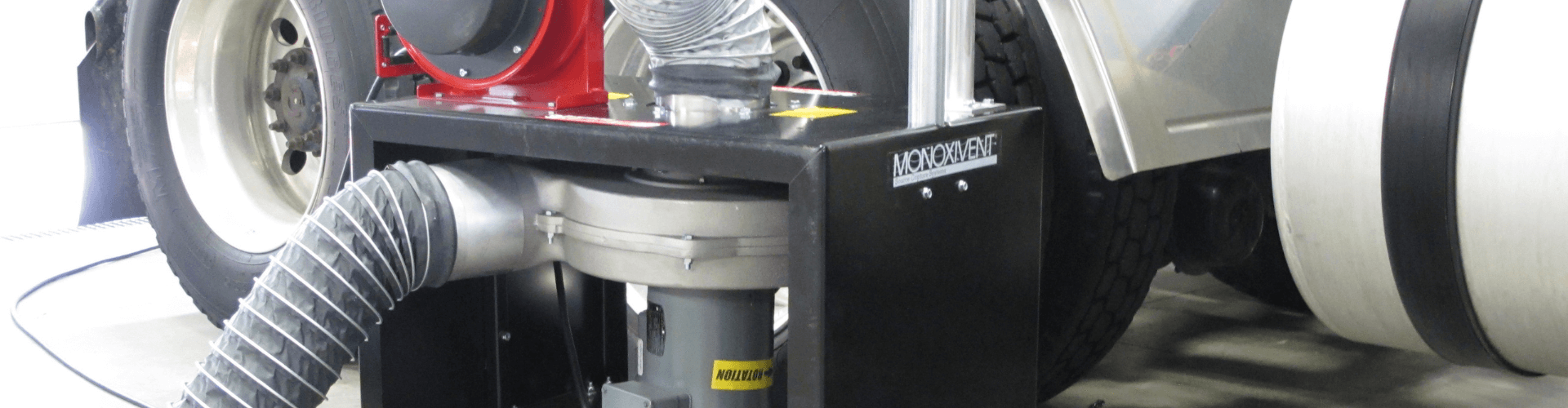 High-quality diesel exhaust extraction system for garages and service centers, designed for heat resistance and safety.