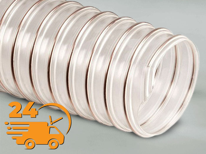 Flx-Thane MD Hose – Clear, Flexible Dust Collection – Wholesale Hoses