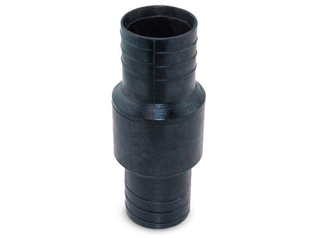 Polyurethane swivel connector for Flex-Tube hoses, designed to prevent tangling and enhance mobility.