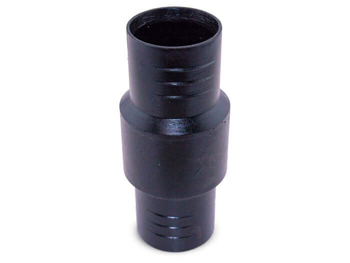 Polyurethane swivel connector for Flex-Tube® hoses, designed to prevent tangling and enhance mobility.
