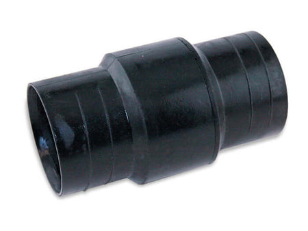 Polyurethane swivel connector for Flex-Tube hoses, designed to prevent tangling and enhance maneuverability.