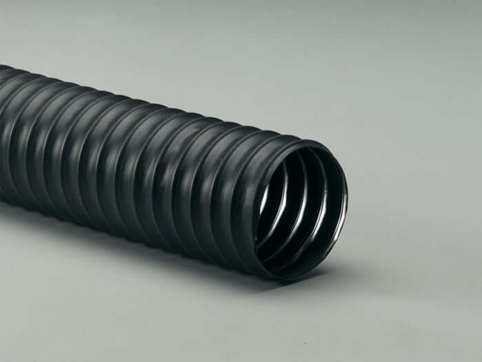 Flexadux TR T-7SR hose, thermoplastic rubber coated, designed for high tear strength and abrasion resistance.